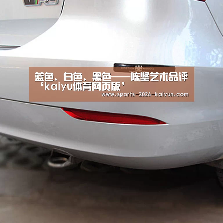 蓝色、白色、黑色——陈坚艺术品评‘kaiyu体育网页版’(图3) kaiyun sports官网